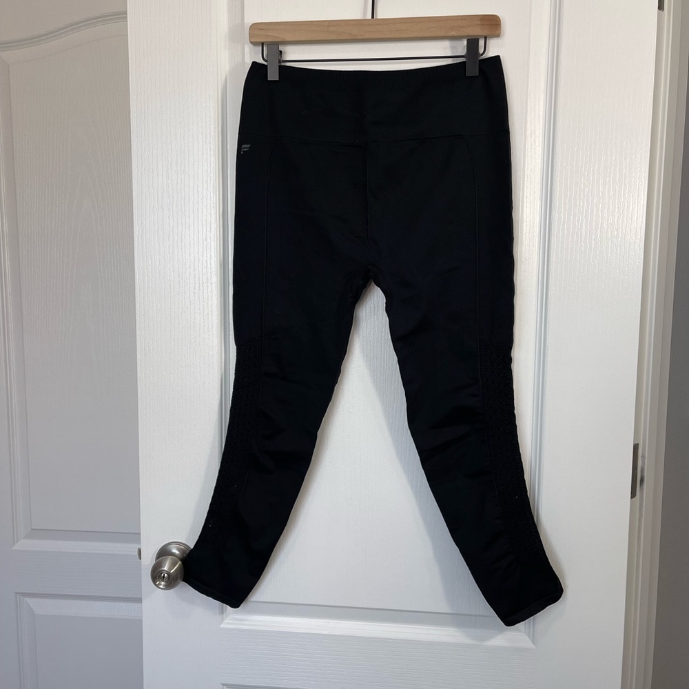 Fabletics Sync High-Waisted Perforated Black Large - Picture 2 of 10